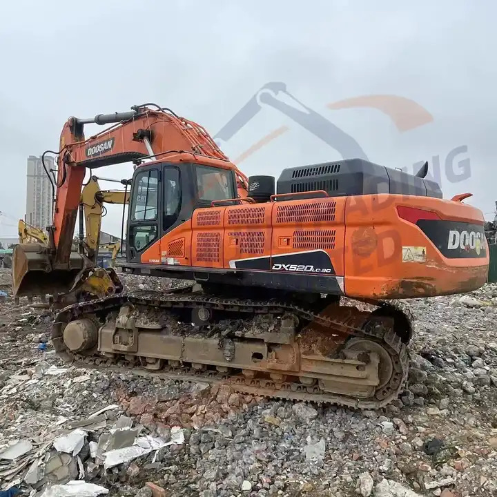 52 ton large mining used doosan dx520lc excavator 520 hydraulic crawler escavadeira dx520 - Багер: снимка 1 52 ton large mining used doosan dx520lc excavator 520 hydraulic crawler escavadeira dx520 - Багер: снимка 1