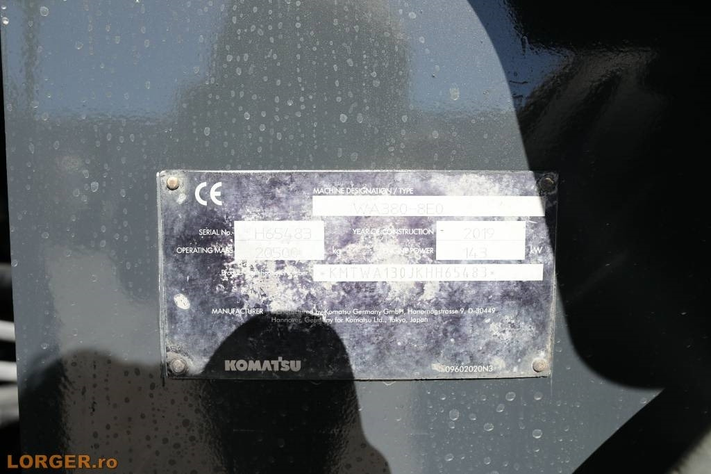 Лизинг на Komatsu WA 380-8EO  Komatsu WA 380-8EO: снимка 16