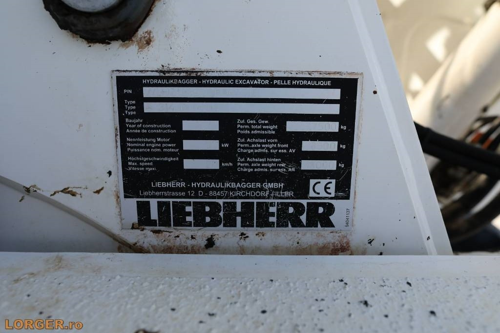 Колесен багер Liebherr A 314: снимка 16