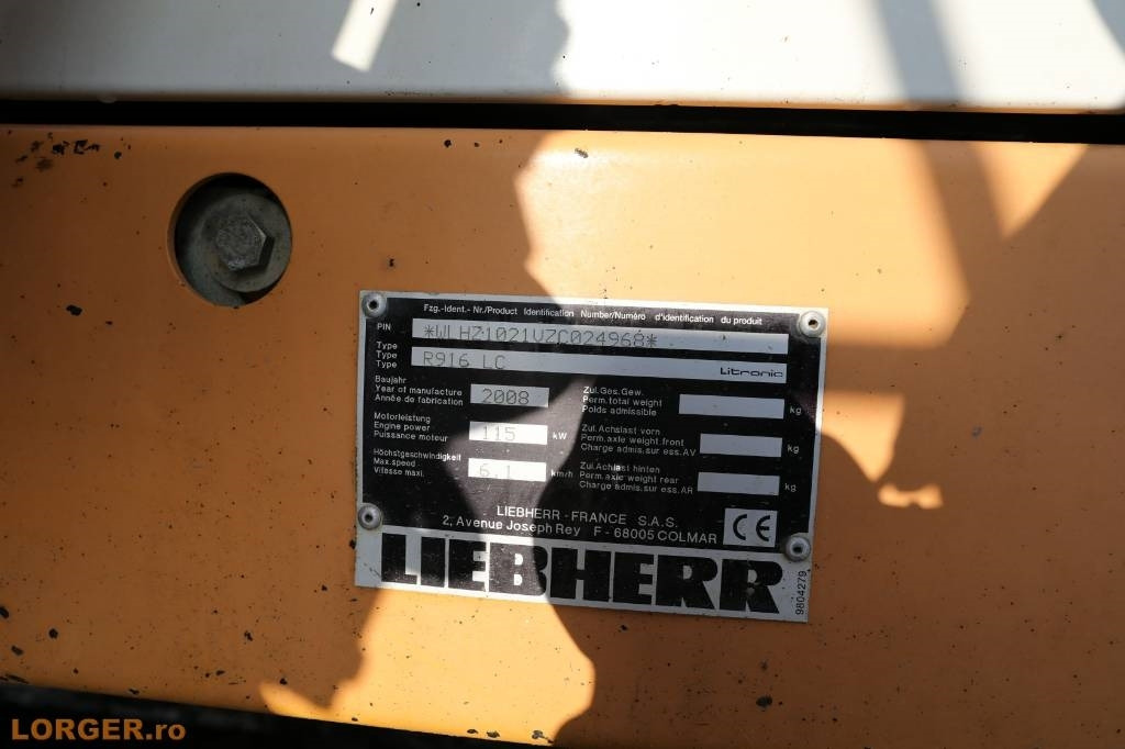 Верижен багер Liebherr R 916 LC: снимка 18 Верижен багер Liebherr R 916 LC: снимка 18