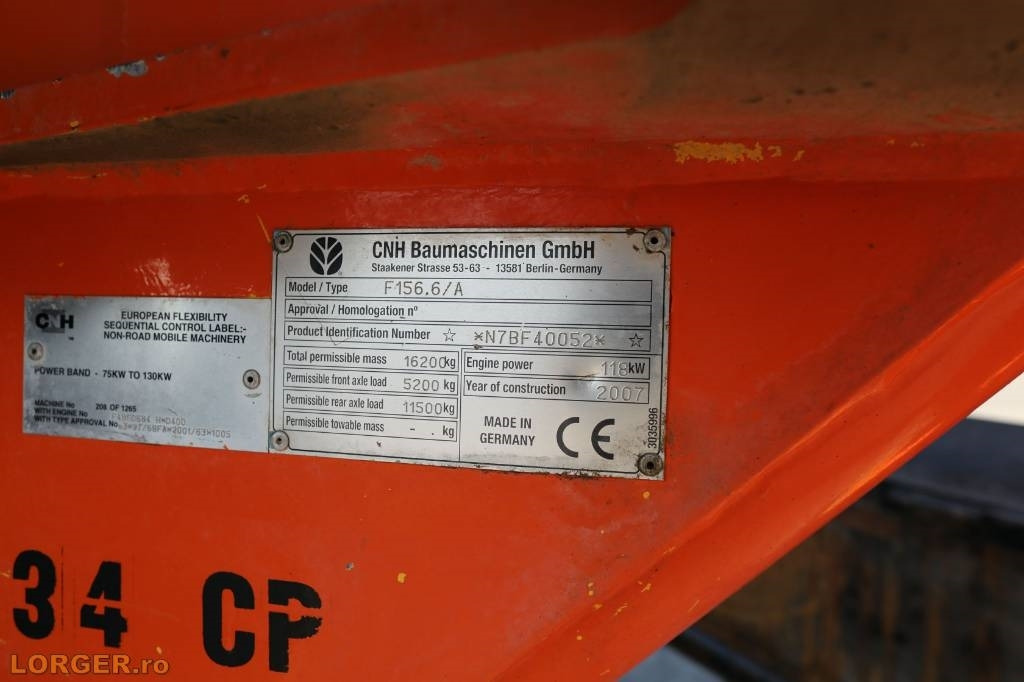 Грейдер New Holland F 156.6 A with 3D GPS System: снимка 31
