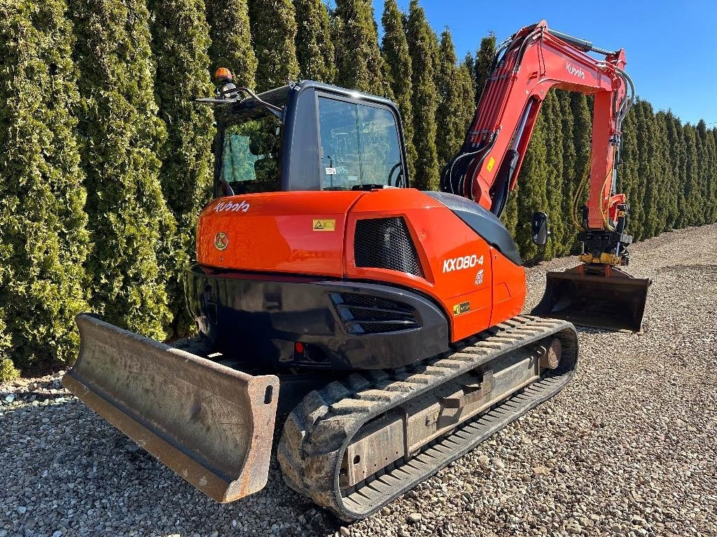 Мини багер Kubota KX 080-4: снимка 8