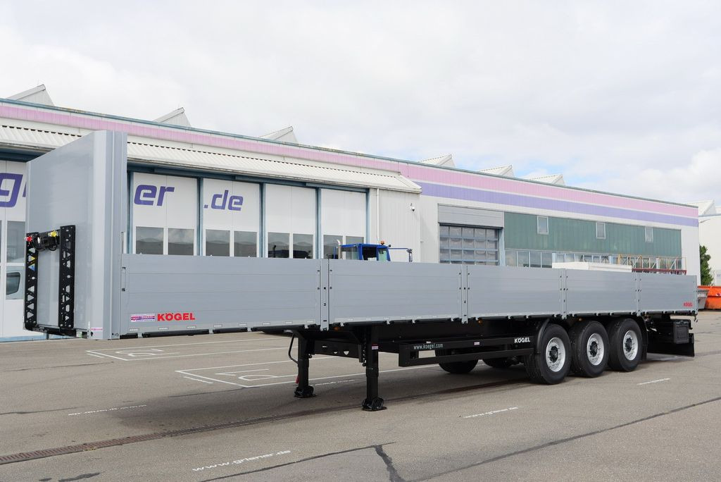 Kögel SN24/ BW 800 mm/144 x rungent. BPW/ LENKACHSE - Бордово полуремарке/ Платформа: снимка 3 Kögel SN24/ BW 800 mm/144 x rungent. BPW/ LENKACHSE - Бордово полуремарке/ Платформа: снимка 3