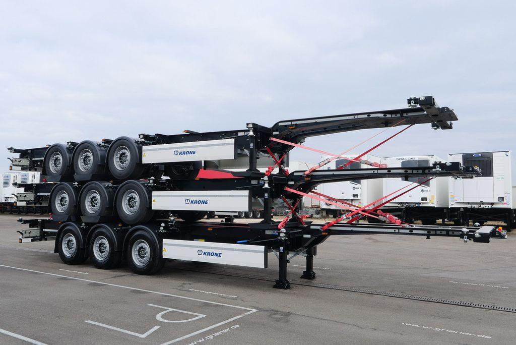 Krone SDC 27/eLT3 / 2 x 20/30/40 /20 mittig EXIII ADR - Контейнеровоз/ Сменна каросерия полуремарке: снимка 4 Krone SDC 27/eLT3 / 2 x 20/30/40 /20 mittig EXIII ADR - Контейнеровоз/ Сменна каросерия полуремарке: снимка 4
