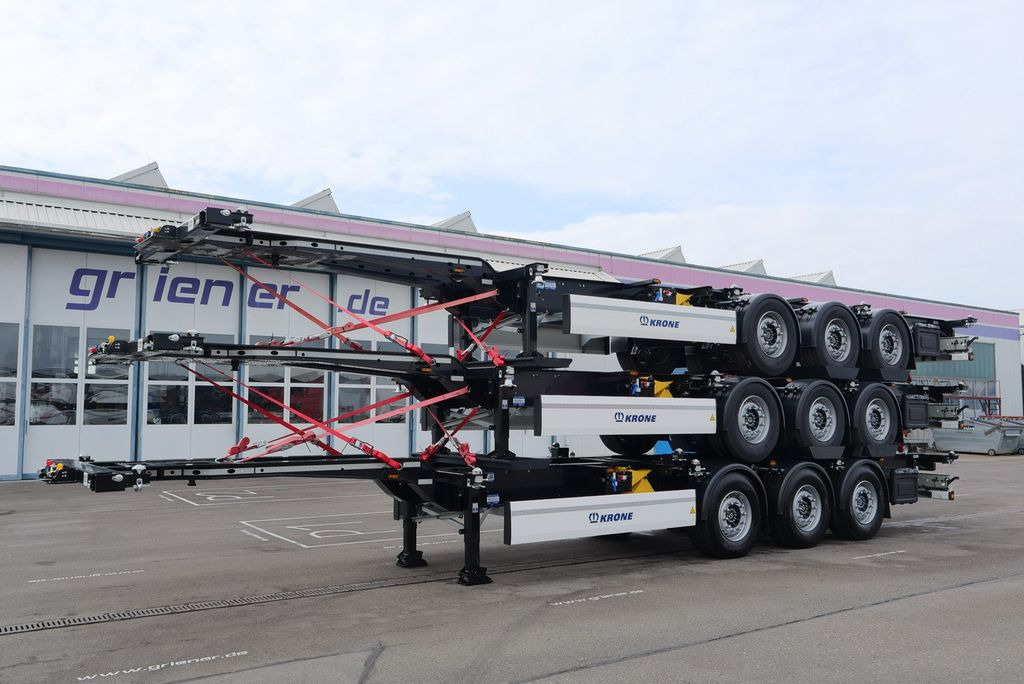Krone SDC 27/eLT3 / 2 x 20/30/40 /20 mittig EXIII ADR - Контейнеровоз/ Сменна каросерия полуремарке: снимка 3 Krone SDC 27/eLT3 / 2 x 20/30/40 /20 mittig EXIII ADR - Контейнеровоз/ Сменна каросерия полуремарке: снимка 3