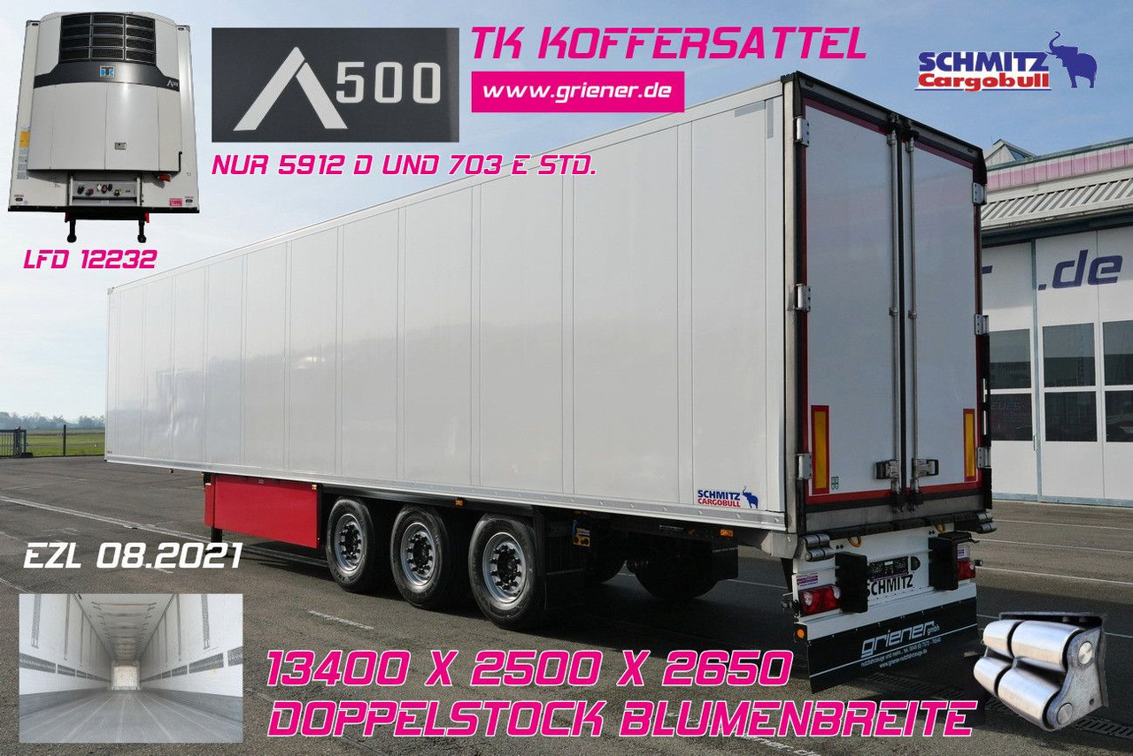 Schmitz Cargobull SKO 24/DOPPELSTOCK BLUMEN TK A500 DRP FP 45 - Затворена каросерия полуремарке: снимка 1 Schmitz Cargobull SKO 24/DOPPELSTOCK BLUMEN TK A500 DRP FP 45 - Затворена каросерия полуремарке: снимка 1