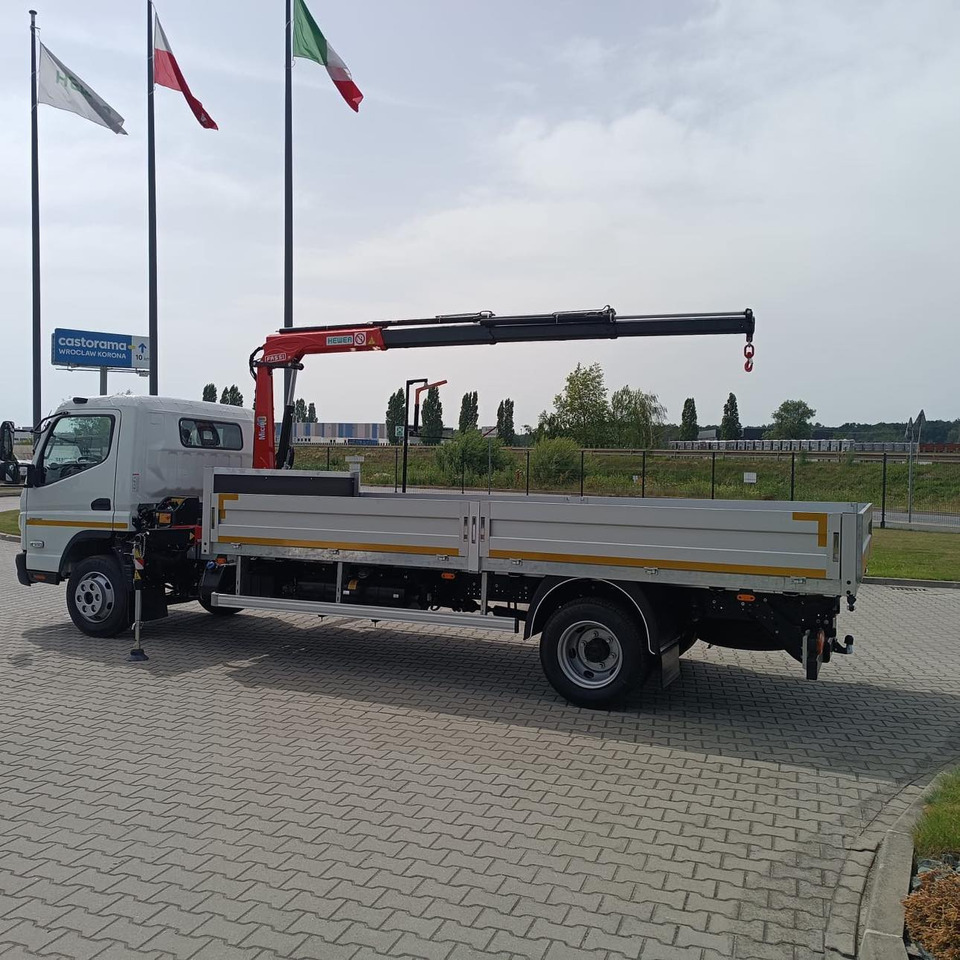 FUSO Canter 9C18 Kran Fassi M40 Pritsche - Камион с кран: снимка 1 FUSO Canter 9C18 Kran Fassi M40 Pritsche - Камион с кран: снимка 1
