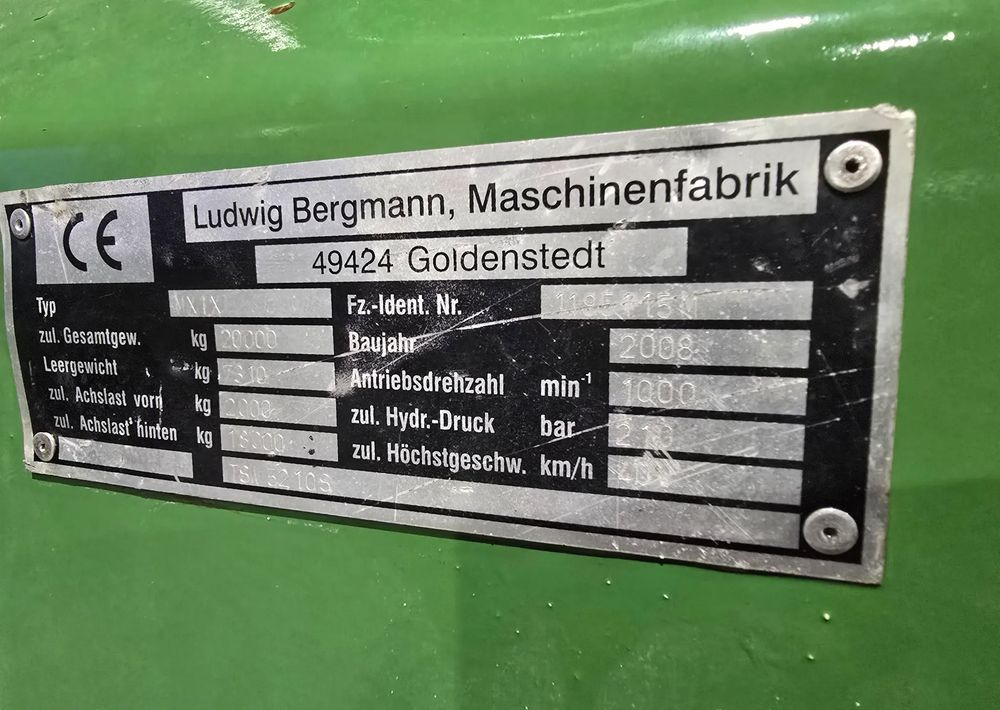 Разпръсквач за оборски тор Bergmann TSW 5210 S: снимка 8