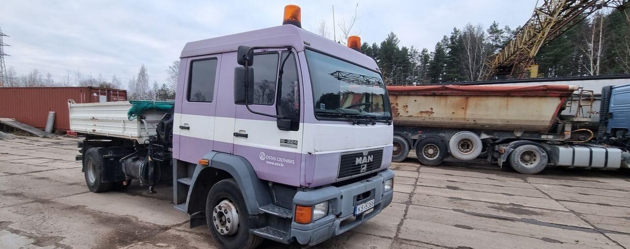 MAN 15.224 - Самосвал камион, Камион с кран: снимка 5 MAN 15.224 - Самосвал камион, Камион с кран: снимка 5