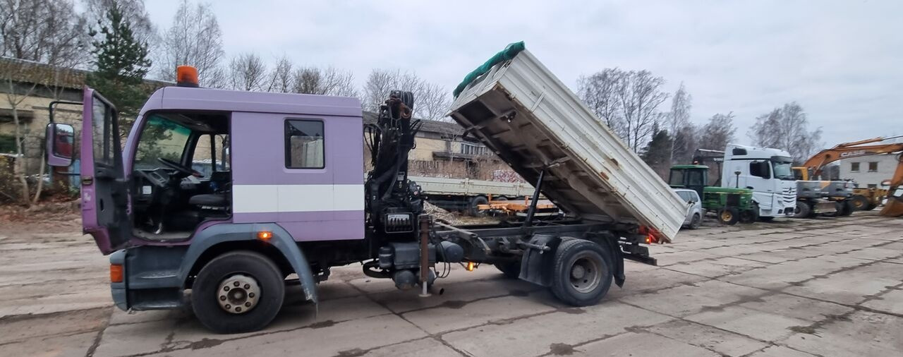 Самосвал камион, Камион с кран MAN 15.224: снимка 25