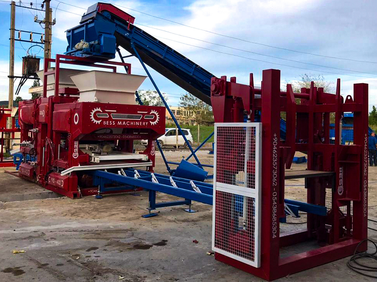 Automatic Paving Block Machine | PRS-402 - Машина за бетонни блокчета: снимка 4 Automatic Paving Block Machine | PRS-402 - Машина за бетонни блокчета: снимка 4