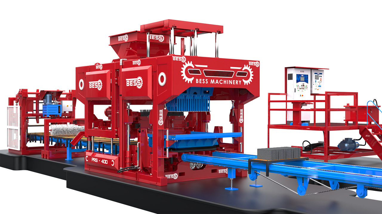 Нови Машина за бетонни блокчета Concrete Block Machine | PRS-400 Fully Automatic: снимка 6