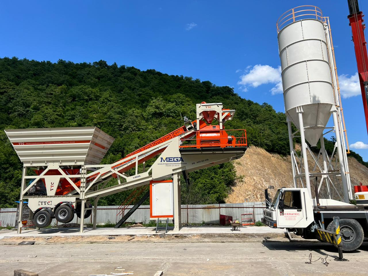 For Sale Mobile Concrete Plant 60 m³ - Бетонов възел: снимка 3 For Sale Mobile Concrete Plant 60 m³ - Бетонов възел: снимка 3