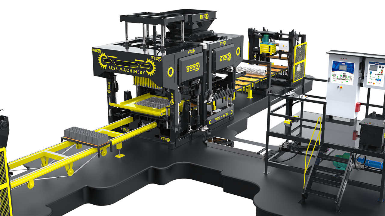 Fully Automatic Hollow Block Machine | PRS-600 - Машина за бетонни блокчета: снимка 4 Fully Automatic Hollow Block Machine | PRS-600 - Машина за бетонни блокчета: снимка 4