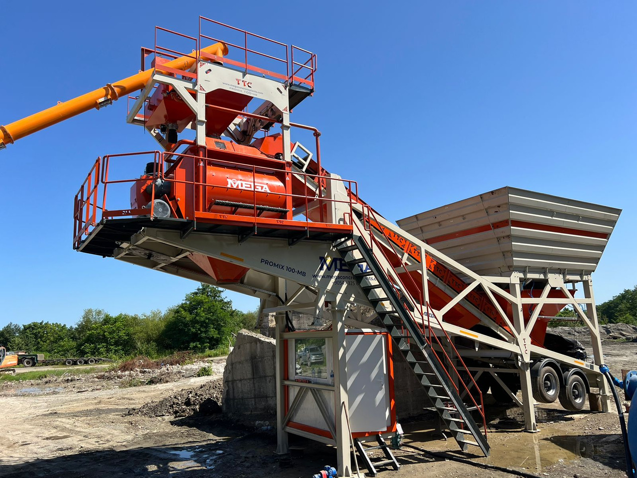 MEGA Mobile Concrete Plant Promix-100.MB - Бетонов възел: снимка 1 MEGA Mobile Concrete Plant Promix-100.MB - Бетонов възел: снимка 1