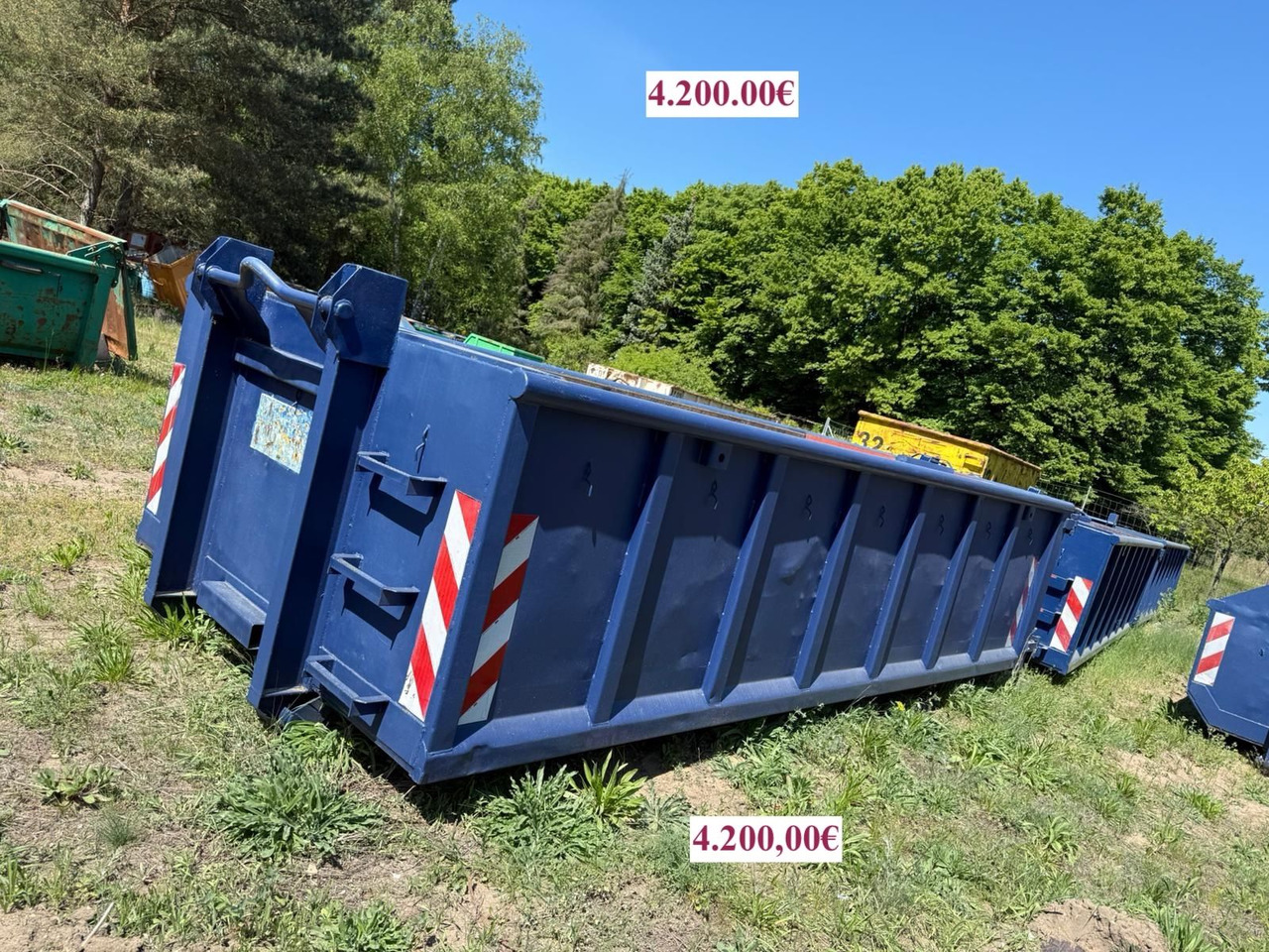 Abrollcontainer Stahl 20-24 m³/Heckklappe - Мултилифт контейнер: снимка 1 Abrollcontainer Stahl 20-24 m³/Heckklappe - Мултилифт контейнер: снимка 1