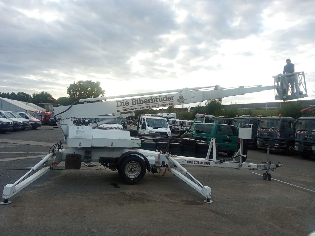 DENKA - LIFT DL 25 - Вишка на ремарке: снимка 5 DENKA - LIFT DL 25 - Вишка на ремарке: снимка 5