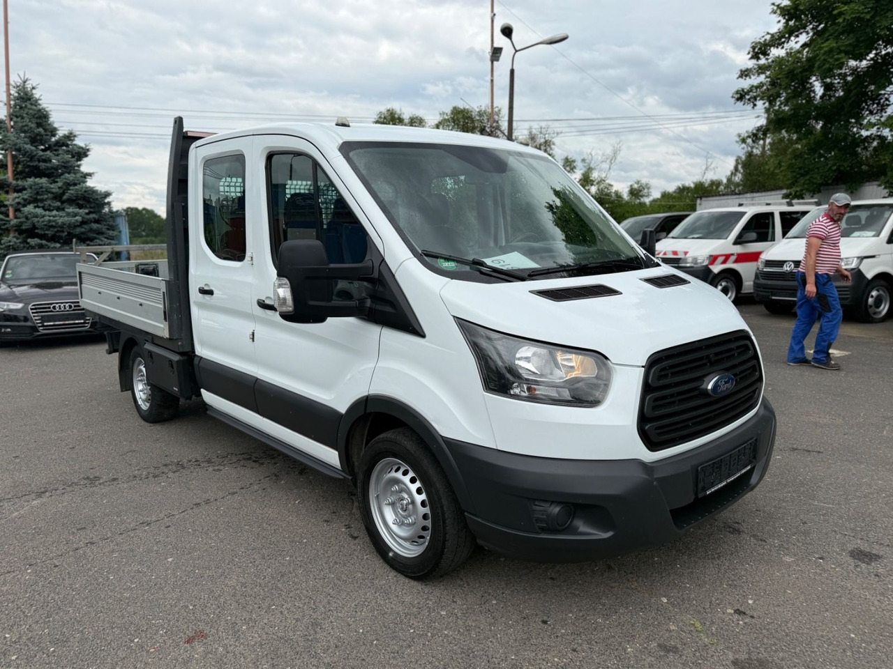 Ford Transit Pritsche 310 L2 Doppelkabine - Бордови бус, Бус с двойна кабина: снимка 2 Ford Transit Pritsche 310 L2 Doppelkabine - Бордови бус, Бус с двойна кабина: снимка 2