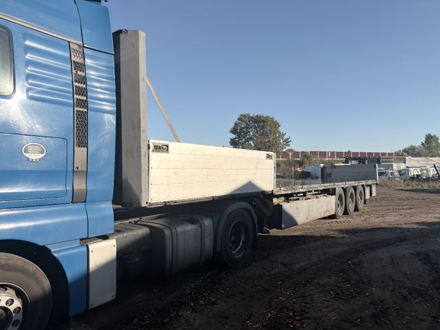 Бордово полуремарке/ Платформа Krone SD: снимка 9