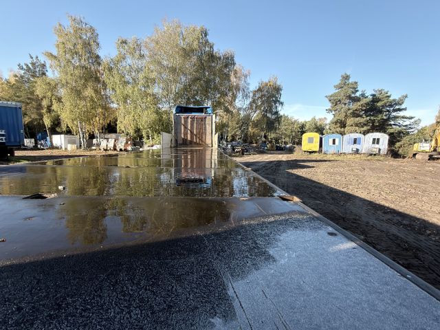 Бордово полуремарке/ Платформа Krone SD: снимка 7