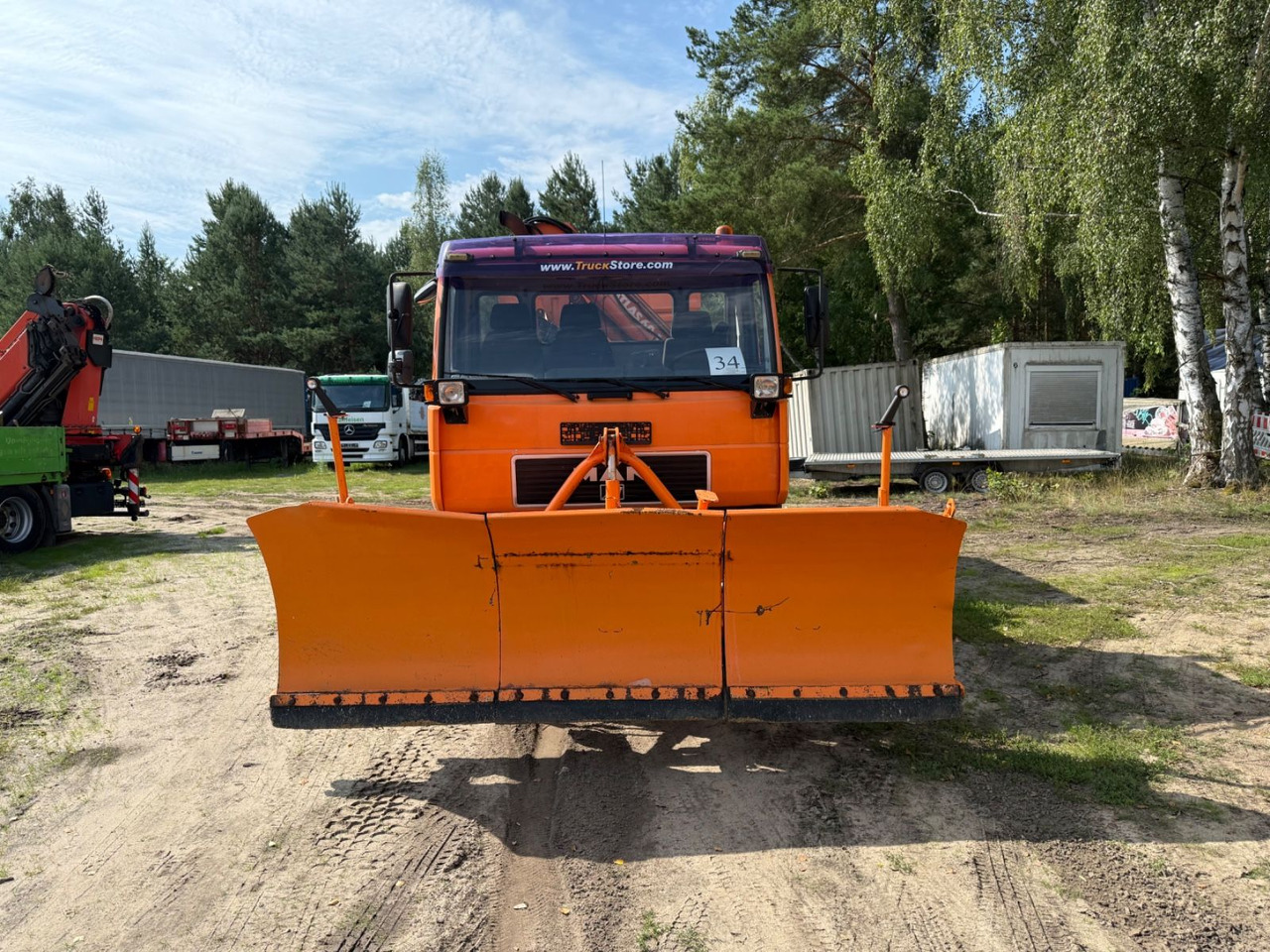 MAN 10.224 Atlas Kran Salzstreuer 4X4 - Самосвал камион, Камион с кран: снимка 2 MAN 10.224 Atlas Kran Salzstreuer 4X4 - Самосвал камион, Камион с кран: снимка 2