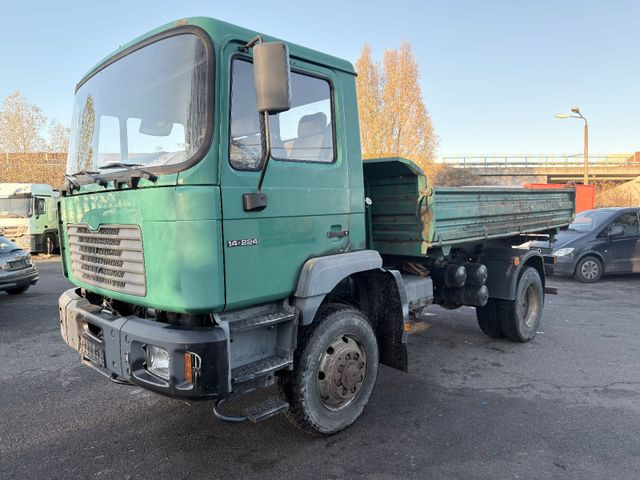 MAN 14.244 Kipper 4x4 - Самосвал камион: снимка 3 MAN 14.244 Kipper 4x4 - Самосвал камион: снимка 3