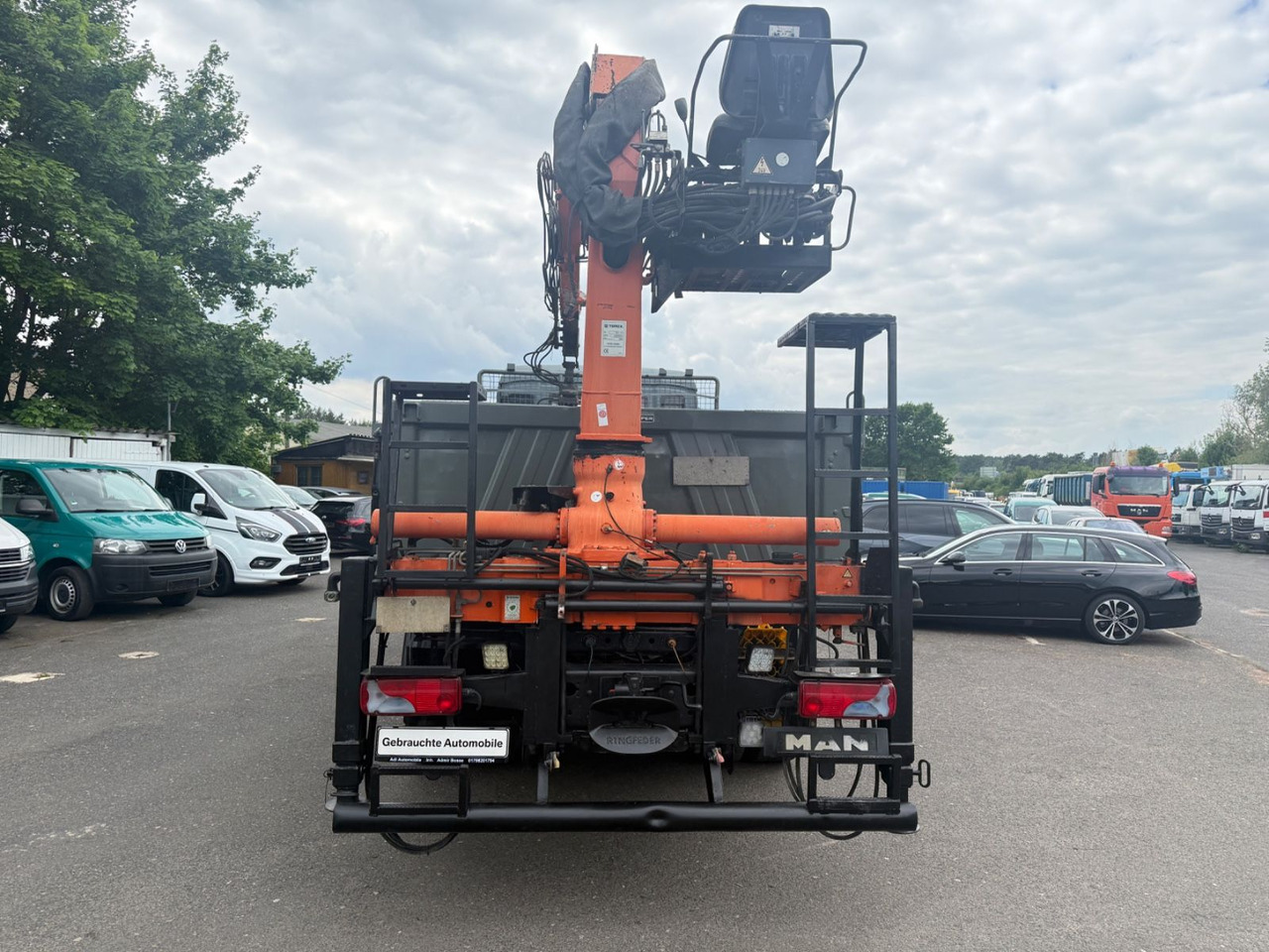MAN TGA 18.350 Kran Terex - Самосвал камион, Камион с кран: снимка 4 MAN TGA 18.350 Kran Terex - Самосвал камион, Камион с кран: снимка 4