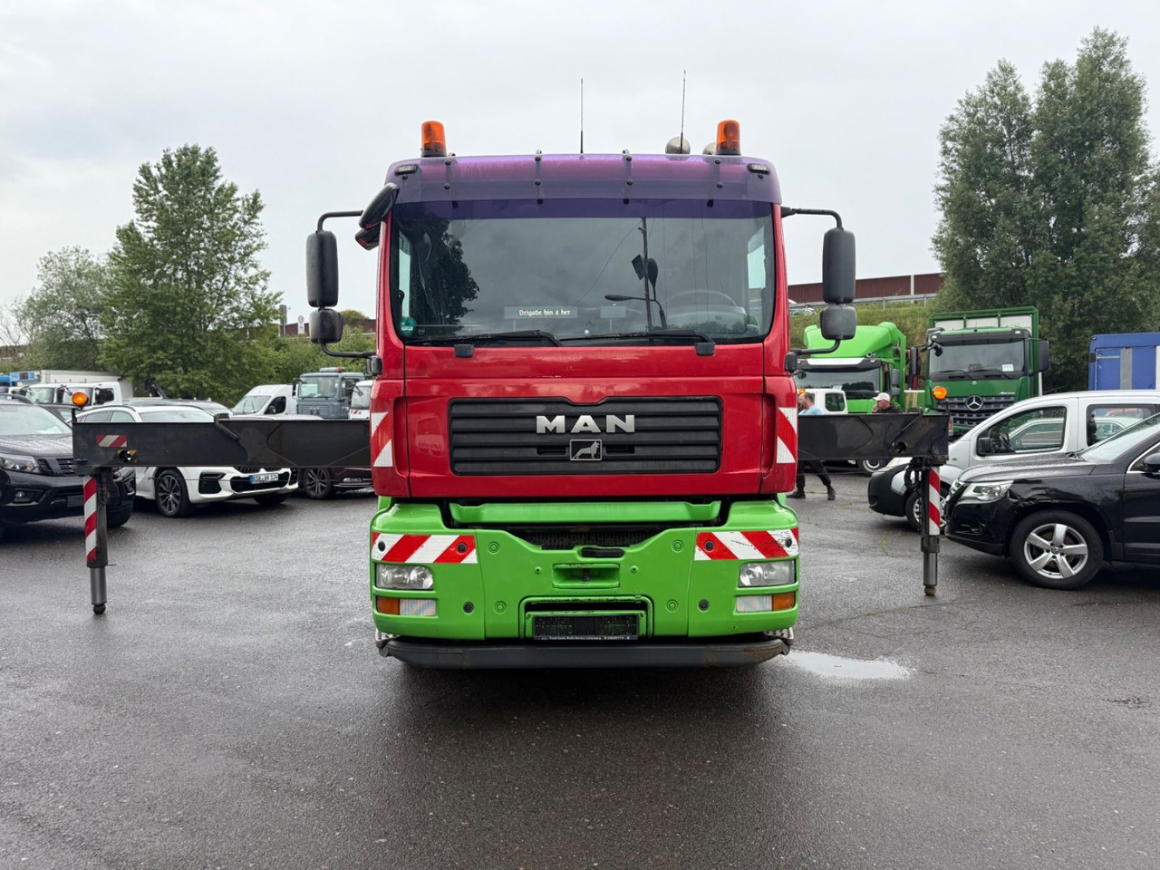 MAN TGA 26.410 - Бордови камион, Камион с кран: снимка 2 MAN TGA 26.410 - Бордови камион, Камион с кран: снимка 2