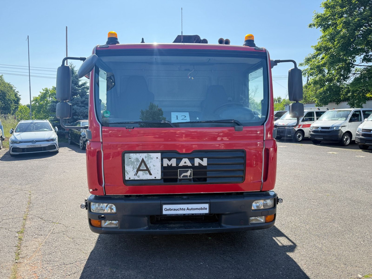 MAN TGL 12.210 mit Kran - Бордови камион, Камион с кран: снимка 1 MAN TGL 12.210 mit Kran - Бордови камион, Камион с кран: снимка 1