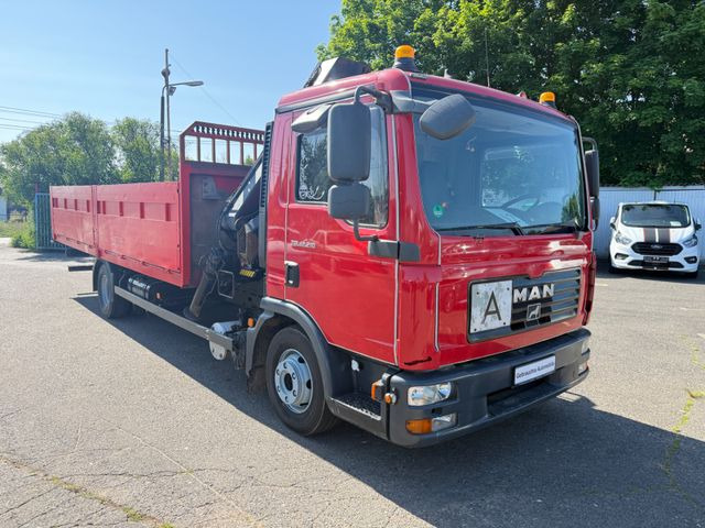MAN TGL 12.210 mit Kran - Бордови камион, Камион с кран: снимка 2 MAN TGL 12.210 mit Kran - Бордови камион, Камион с кран: снимка 2
