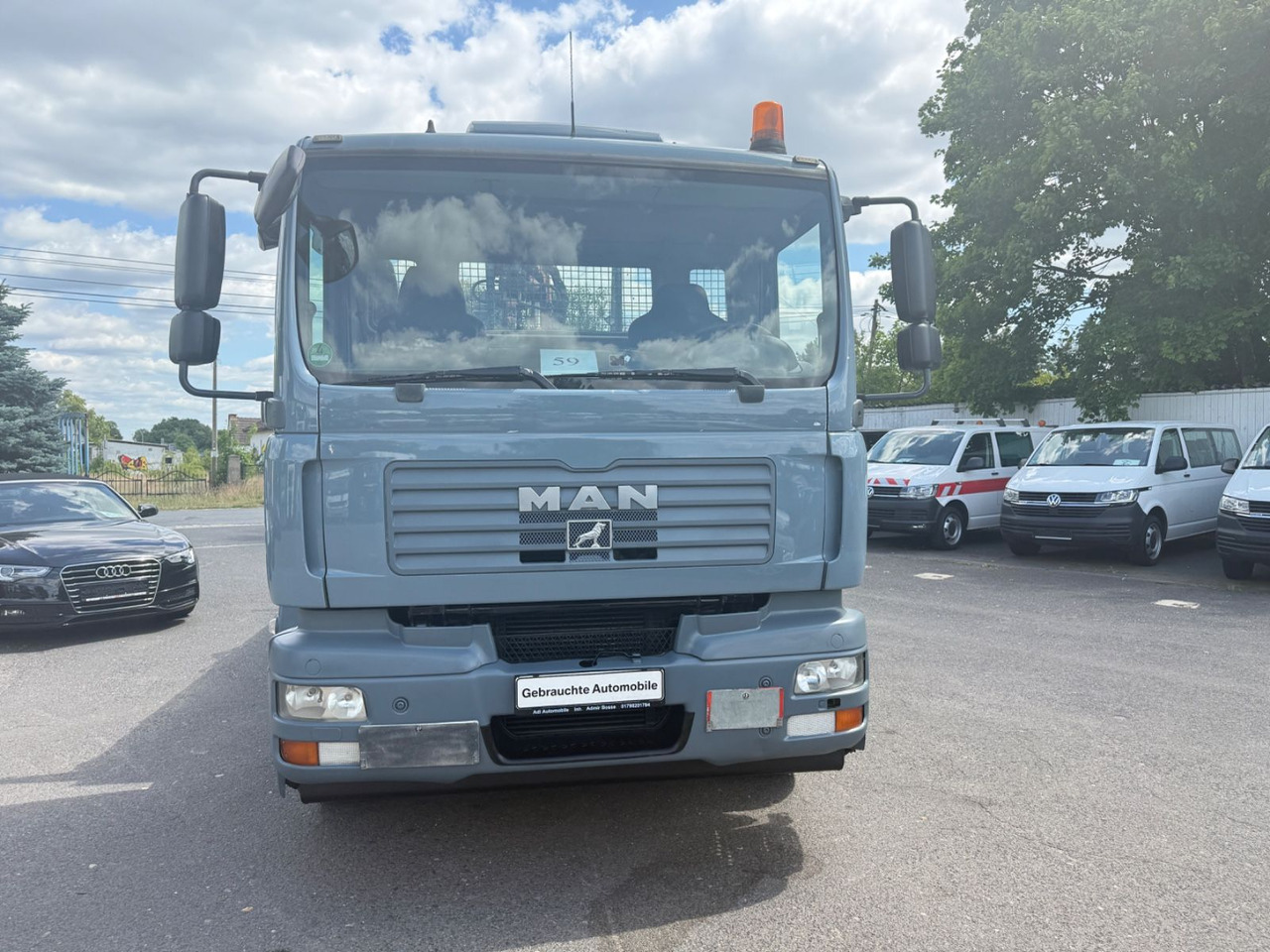 MAN TGM 8.280 Kipper Kran Atlas 85.2 - Самосвал камион, Камион с кран: снимка 1 MAN TGM 8.280 Kipper Kran Atlas 85.2 - Самосвал камион, Камион с кран: снимка 1