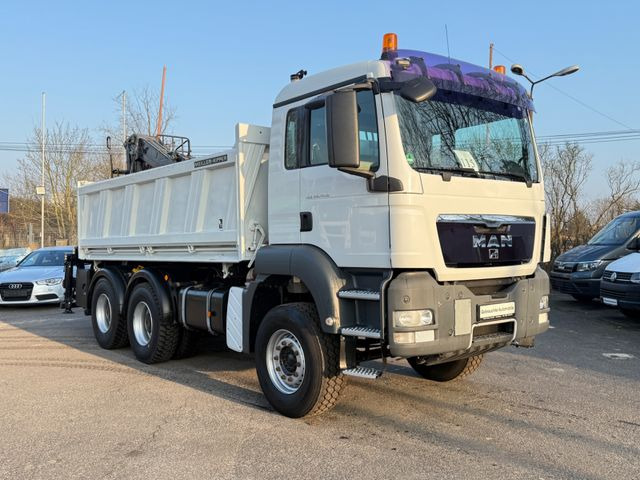 MAN TGS 26.400 Kipper mit Kran Jonsered 6x4 - Самосвал камион: снимка 2 MAN TGS 26.400 Kipper mit Kran Jonsered 6x4 - Самосвал камион: снимка 2