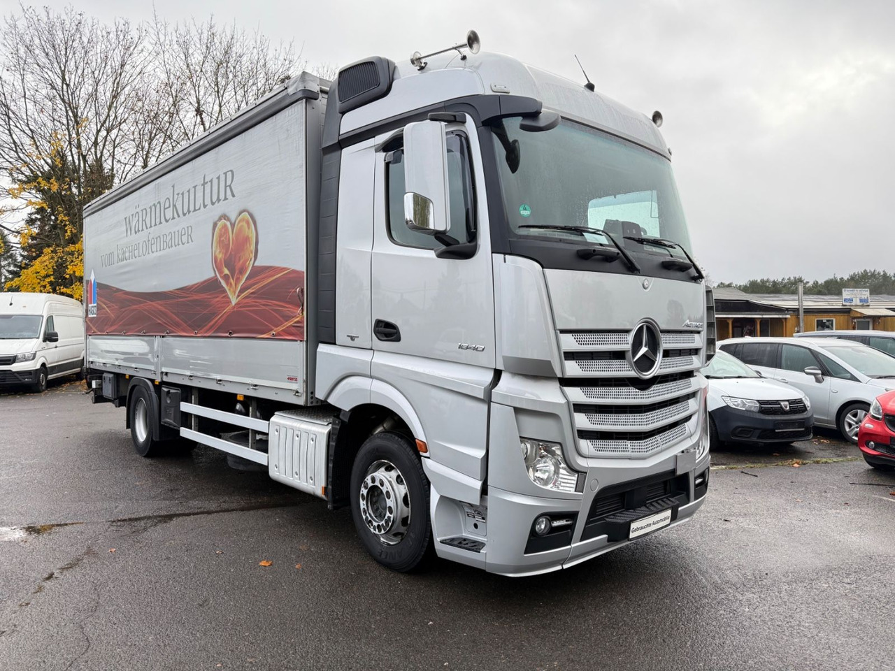 Mercedes-Benz 1840 Actros 4x2 - Камион с брезент: снимка 2 Mercedes-Benz 1840 Actros 4x2 - Камион с брезент: снимка 2
