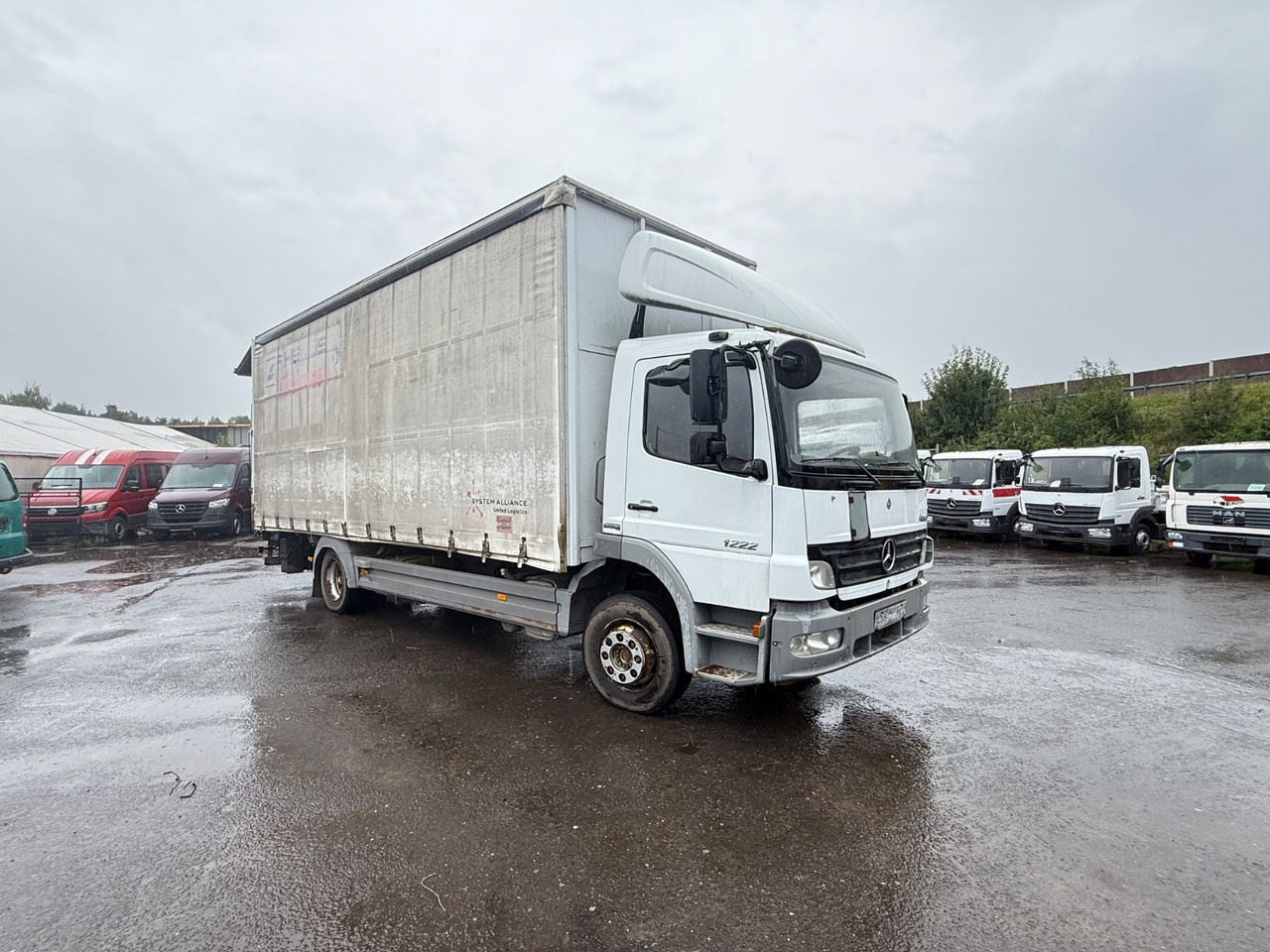 Mercedes-Benz Atego 1222 LbW Klima - Камион с брезент: снимка 5 Mercedes-Benz Atego 1222 LbW Klima - Камион с брезент: снимка 5