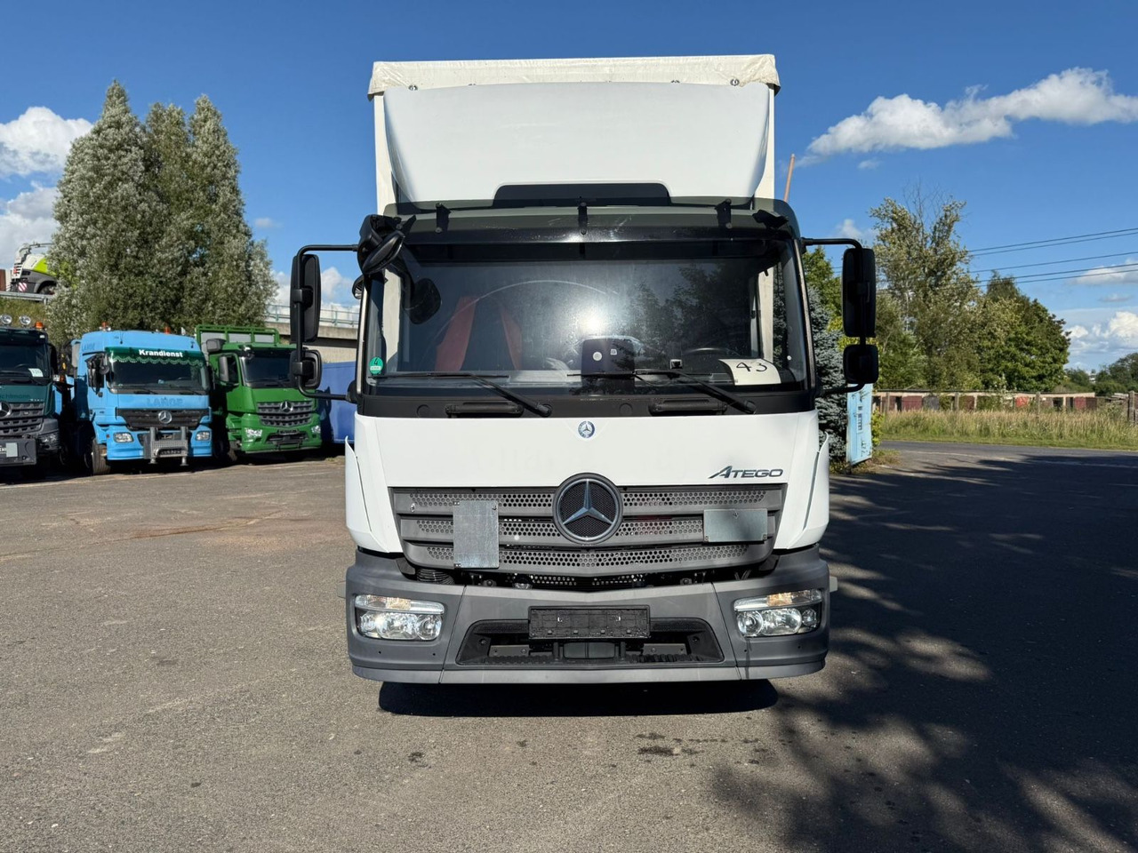 Mercedes-Benz Atego 1224 OM936 4x2 18 TKM - Камион с брезент: снимка 1 Mercedes-Benz Atego 1224 OM936 4x2 18 TKM - Камион с брезент: снимка 1