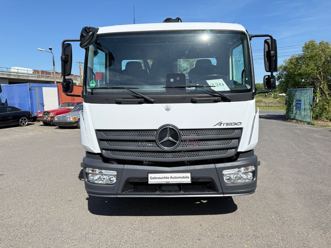 Mercedes-Benz Atego 1224 mit Kipper Kran - Самосвал камион, Камион с кран: снимка 1 Mercedes-Benz Atego 1224 mit Kipper Kran - Самосвал камион, Камион с кран: снимка 1