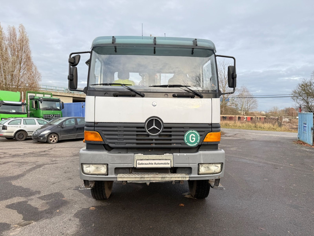 Mercedes-Benz Atego 1828 4x4 Kipper-Kran Atlas - Самосвал камион, Камион с кран: снимка 2 Mercedes-Benz Atego 1828 4x4 Kipper-Kran Atlas - Самосвал камион, Камион с кран: снимка 2