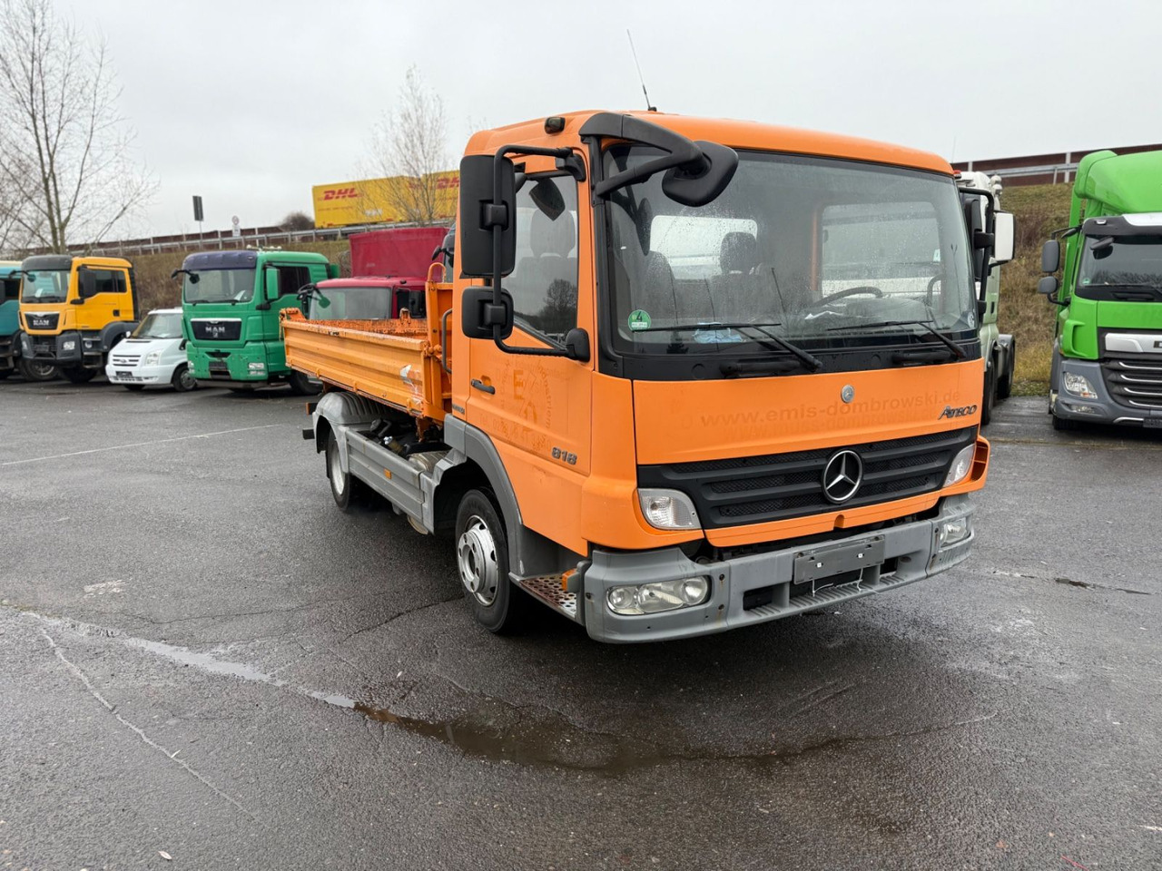 Mercedes-Benz Atego 818 4x2 OM 904 - Самосвал камион: снимка 1 Mercedes-Benz Atego 818 4x2 OM 904 - Самосвал камион: снимка 1