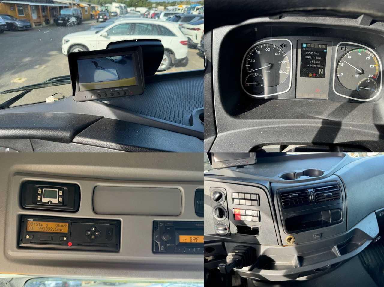 Камион фургон Mercedes-Benz Atego 823 Klima Tempomat - Lbw - Schlafplatz: снимка 15