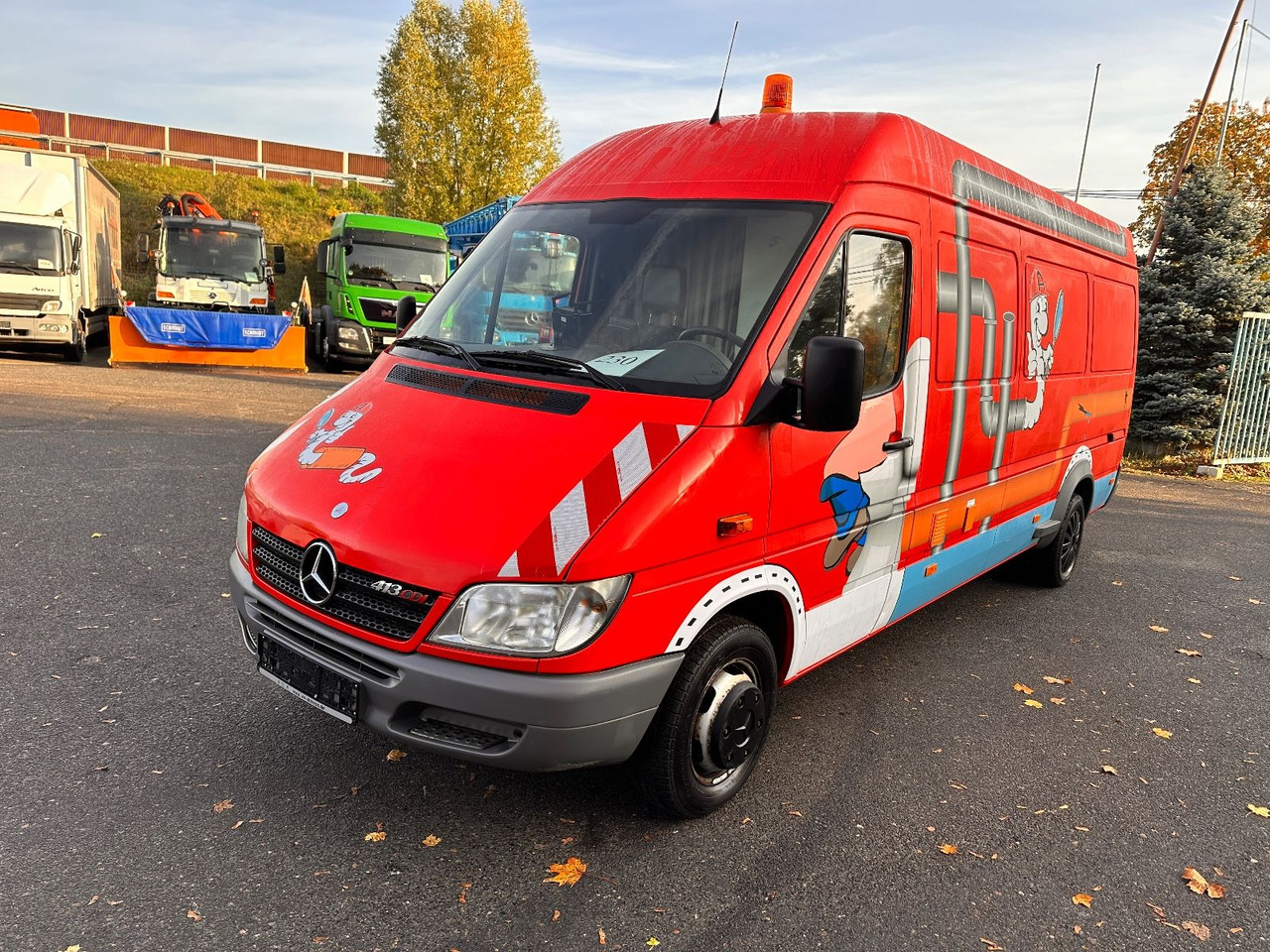 Mercedes-Benz Sprinter 413 CDI Saug- und Druckwagen - Каналопочистваща машина: снимка 3 Mercedes-Benz Sprinter 413 CDI Saug- und Druckwagen - Каналопочистваща машина: снимка 3