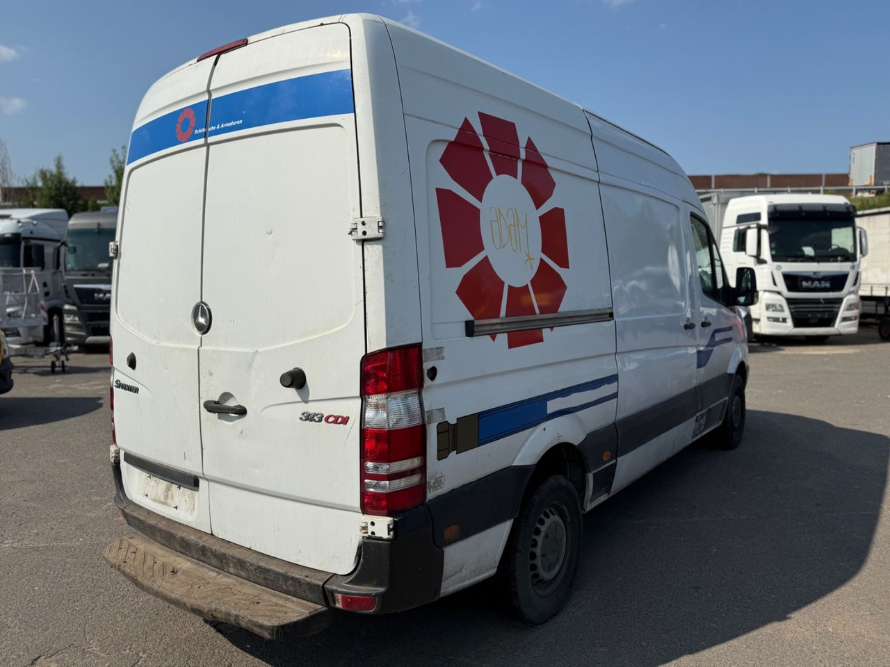 Mercedes-Benz Sprinter II Kasten 313 CDI MOTORSCHADEN !!! - Товарен бус: снимка 3 Mercedes-Benz Sprinter II Kasten 313 CDI MOTORSCHADEN !!! - Товарен бус: снимка 3