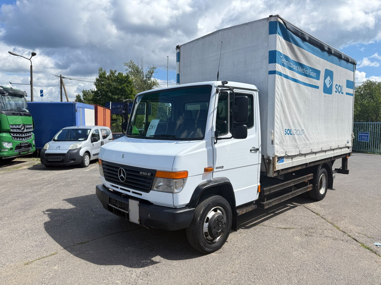 Mercedes-Benz Vario FG 816 D OM 904 LA - Камион с брезент: снимка 3 Mercedes-Benz Vario FG 816 D OM 904 LA - Камион с брезент: снимка 3