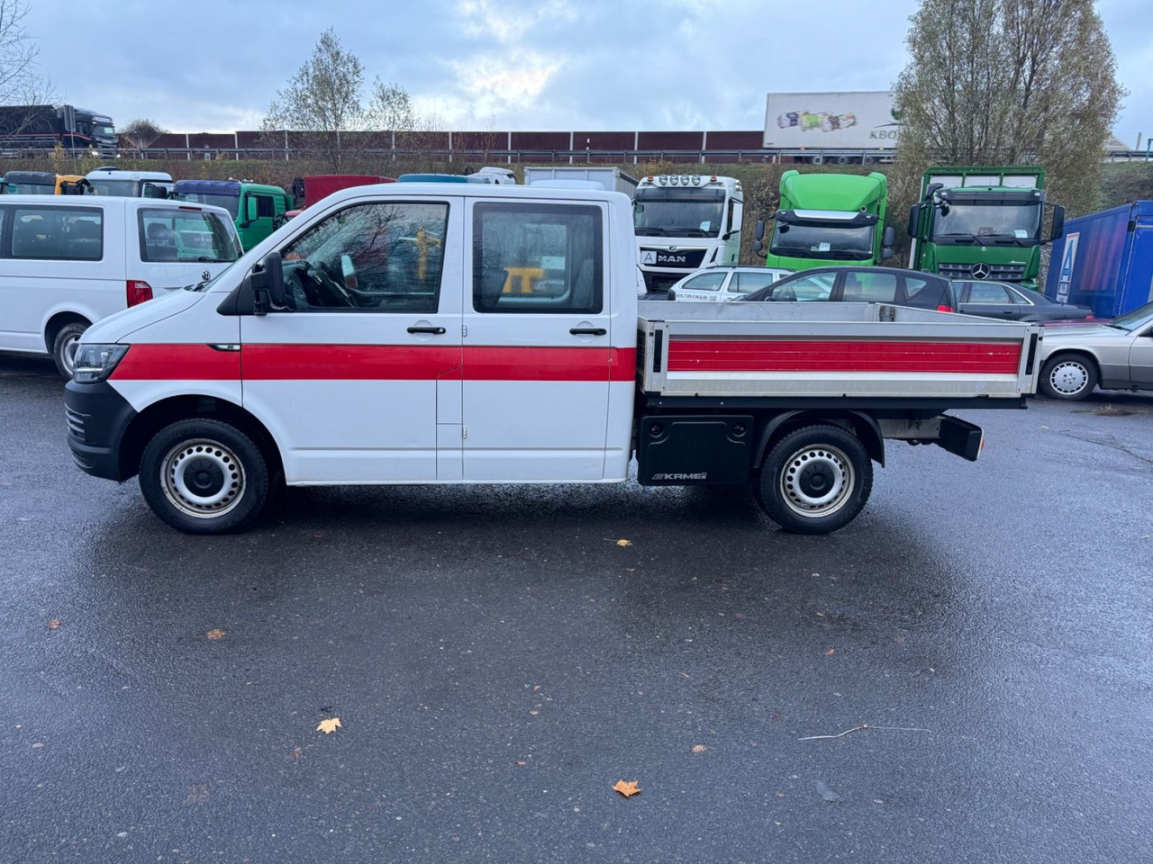 Volkswagen T6 Automatik Pritsche lang Doppelkabine - Бордови бус: снимка 4 Volkswagen T6 Automatik Pritsche lang Doppelkabine - Бордови бус: снимка 4