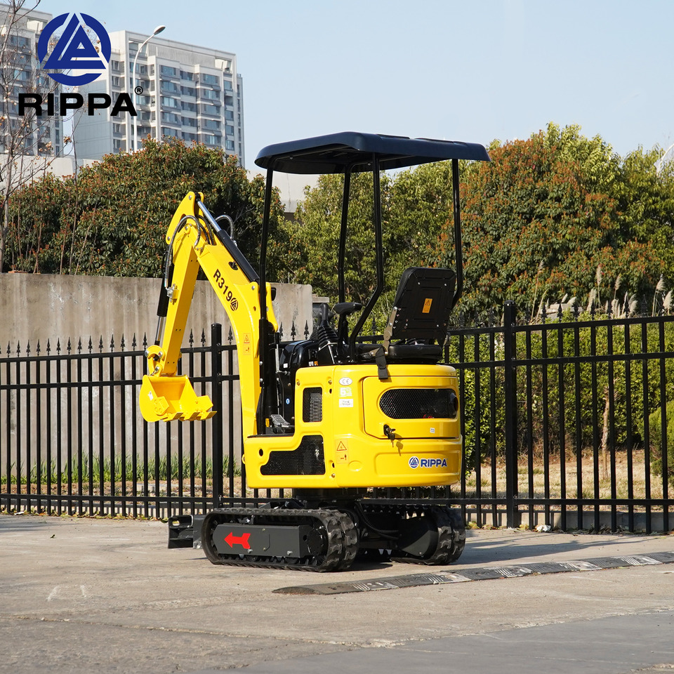 Rippa R319 Pilot Control|Kubota Engine|Euro 5|CE|Telescopic chassis|Lateral swing mini excavator - Мини багер: снимка 3 Rippa R319 Pilot Control|Kubota Engine|Euro 5|CE|Telescopic chassis|Lateral swing mini excavator - Мини багер: снимка 3