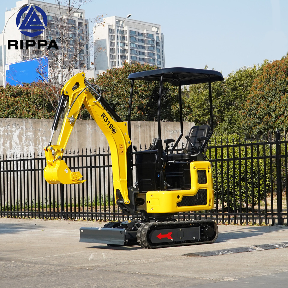 Rippa R319 Pilot Control|Kubota Engine|Euro 5|CE|Telescopic chassis|Lateral swing mini excavator - Мини багер: снимка 1 Rippa R319 Pilot Control|Kubota Engine|Euro 5|CE|Telescopic chassis|Lateral swing mini excavator - Мини багер: снимка 1