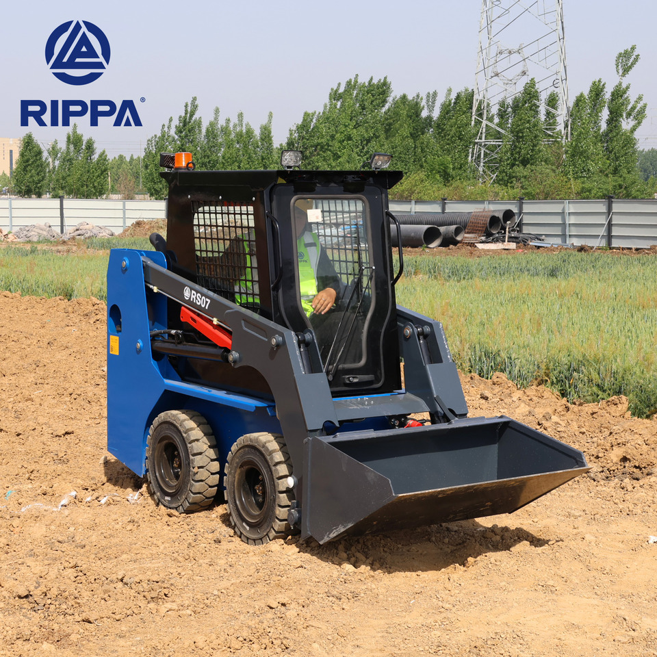 Rippa RS07 Compact Loader | 24.4hp Kubota Power | High Flow Dual Pump | Comfortable A/C Cabin - Мини челен товарач: снимка 1 Rippa RS07 Compact Loader | 24.4hp Kubota Power | High Flow Dual Pump | Comfortable A/C Cabin - Мини челен товарач: снимка 1