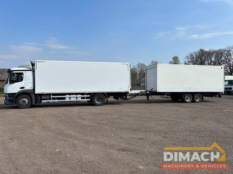 Mercedes-Benz Actros 1833 4x2 - aanhanger koffer, Euro 6 - Камион фургон: снимка 1 Mercedes-Benz Actros 1833 4x2 - aanhanger koffer, Euro 6 - Камион фургон: снимка 1