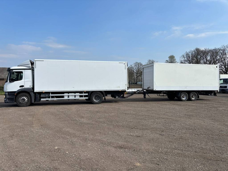 Mercedes-Benz Antos 1833 Euro6 4x2 + anhanger koffer - Камион фургон: снимка 1 Mercedes-Benz Antos 1833 Euro6 4x2 + anhanger koffer - Камион фургон: снимка 1