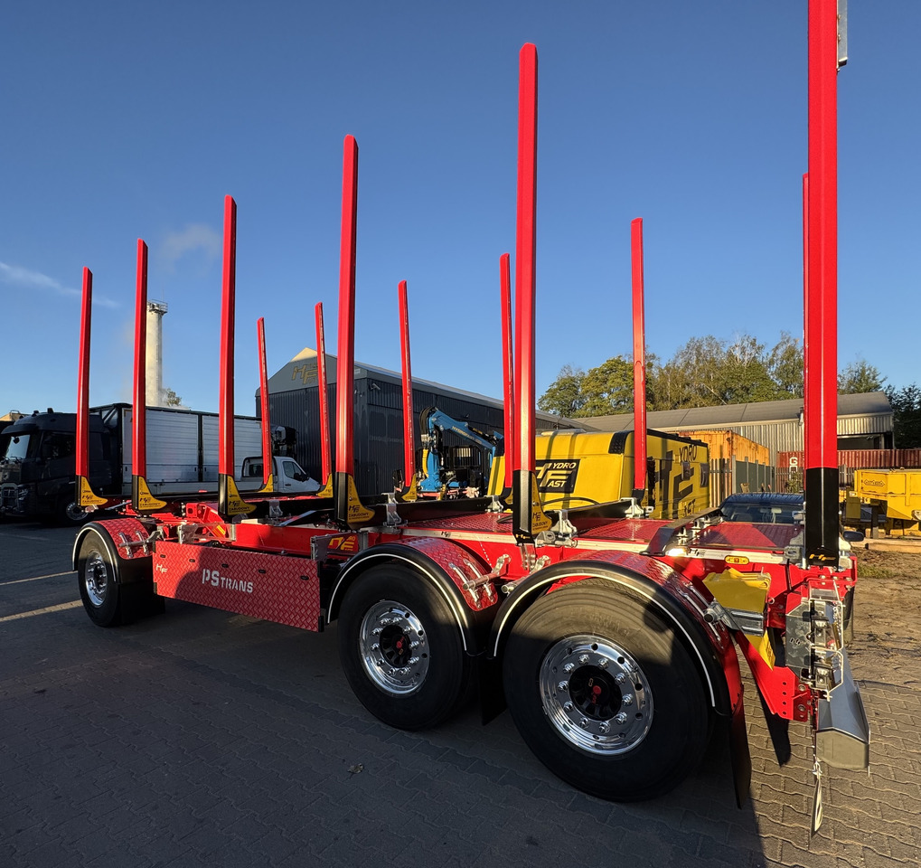 HYDROFAST Przyczepa 3 osiowa / 3 axles timber transport trailer / Remorque à 3 essieux pour le transport de bois / 3-Achs-Rungenanhänger / 3-tengelyes-rönkszállító-pótkocsi / Remorcă pentru transportul lemnului - Ремарке за дърва: снимка 2 HYDROFAST Przyczepa 3 osiowa / 3 axles timber transport trailer / Remorque à 3 essieux pour le transport de bois / 3-Achs-Rungenanhänger / 3-tengelyes-rönkszállító-pótkocsi / Remorcă pentru transportul lemnului - Ремарке за дърва: снимка 2