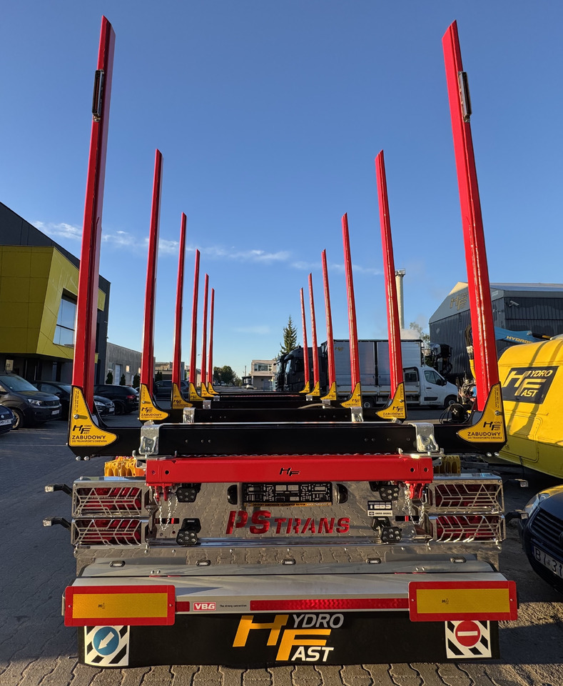 HYDROFAST Przyczepa 3 osiowa / 3 axles timber transport trailer / Remorque à 3 essieux pour le transport de bois / 3-Achs-Rungenanhänger / 3-tengelyes-rönkszállító-pótkocsi / Remorcă pentru transportul lemnului - Ремарке за дърва: снимка 4 HYDROFAST Przyczepa 3 osiowa / 3 axles timber transport trailer / Remorque à 3 essieux pour le transport de bois / 3-Achs-Rungenanhänger / 3-tengelyes-rönkszállító-pótkocsi / Remorcă pentru transportul lemnului - Ремарке за дърва: снимка 4